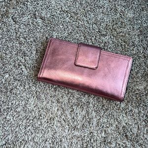 Pink Fossil wallet